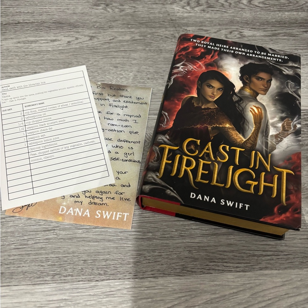 Librarian Box Edition Cast in Firelight by Dana Swift